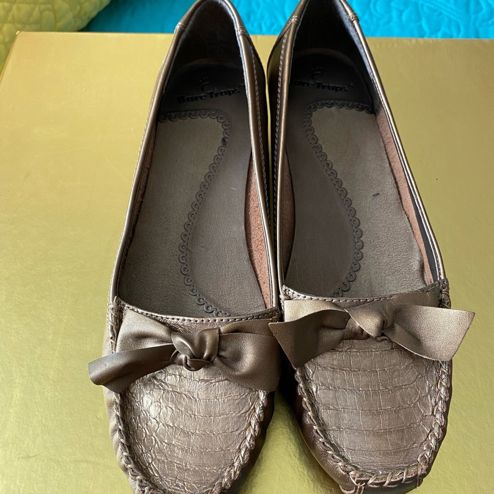 BareTraps moccasin type shoe